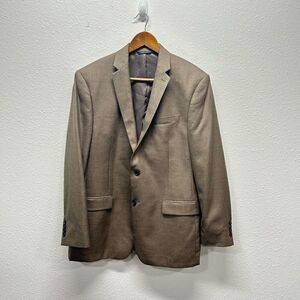 Ralph Ralph Lauren Men’s Silk Wool 2 Button Brown Blazer Sport Coat Size 44R